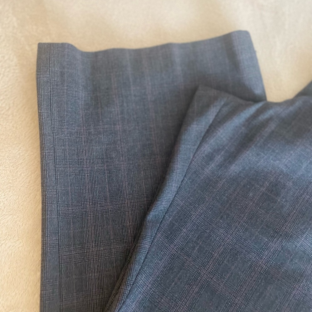 Lane Bryant Plaid Wide Leg Petite Trouser Pants - Size 18 - Picture 3 of 14